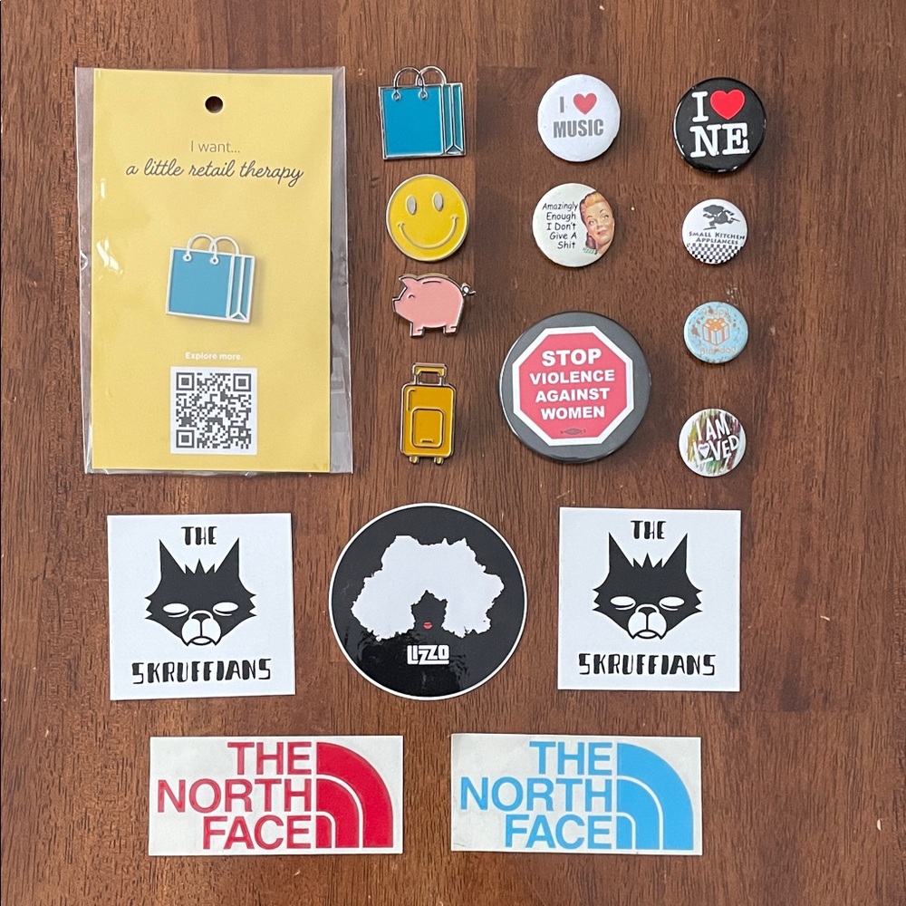 Pins and Stickers Bundle